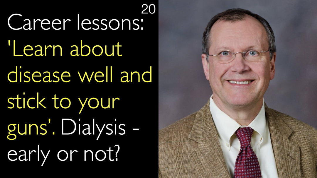 Uraoppitunnit: 'Tutki sairautta perusteellisesti ja pysy lujana' 
 Dialyysi – aikaisin vai ei? 
 20