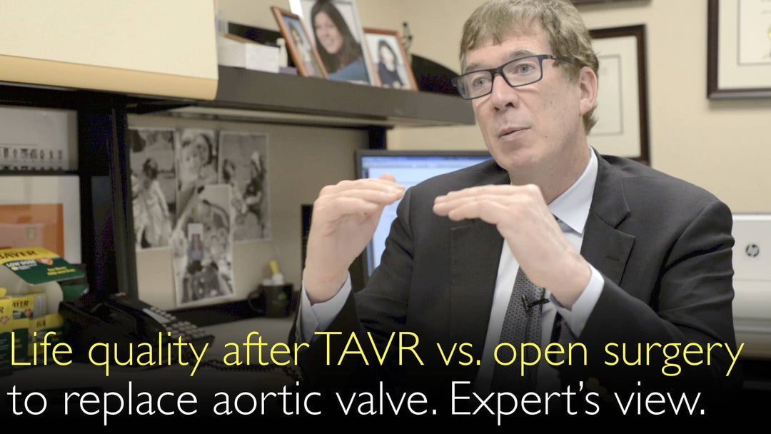 Elämänlaatu TAVR:n (transkatetraalinen aorttaläpän vaihto, TAVI) ja avosydänleikkauksen jälkeen. Sydämen läppäkorjaus aorttaläpäahtauman hoidossa iäkkäillä potilailla. 4