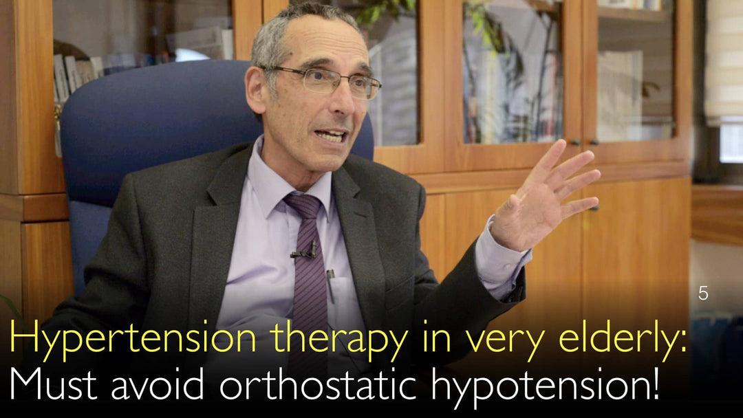 Hypertensionin hoito iäkkäillä potilailla: Ortostaattisen hypotension välttäminen on tärkeää!