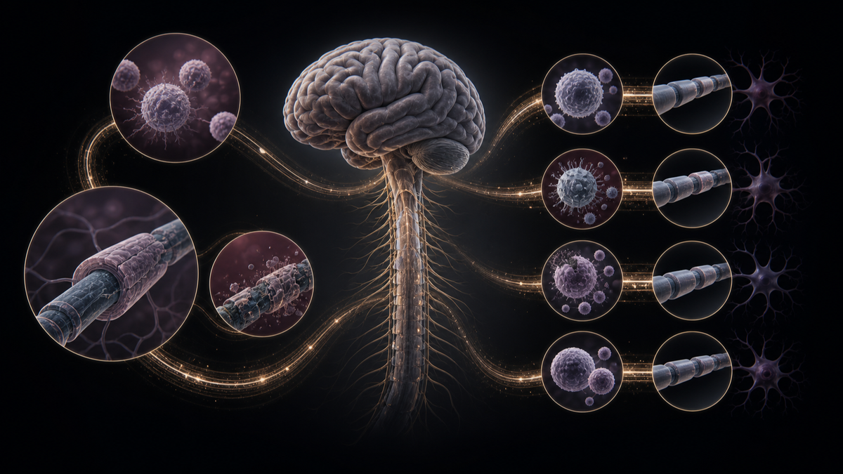 Original medical illustration for: Stem Cell Transplant vs MS Medications: What Patients Need to Know