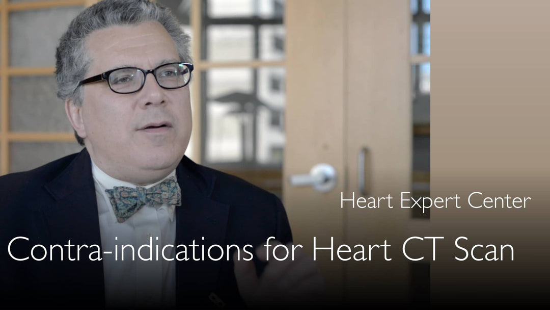 Contraindications for CT scan of the heart. 4