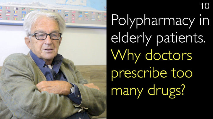 Polypharmacy in elderly patients. Why doctors prescribe too many drugs? 10.  [Parts 1 and 2]