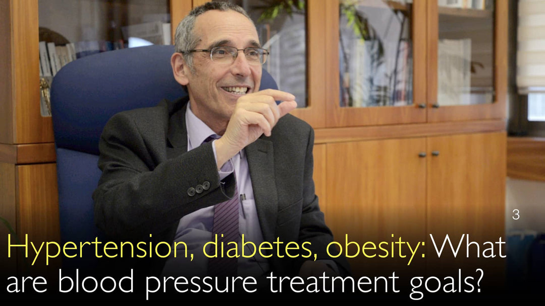 Hypertension, diabetes, obesity: What are blood pressure treatment goals? 3